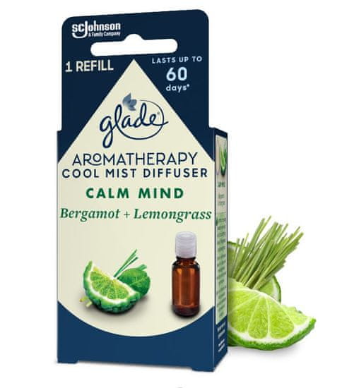 Glade  Aromatherapy Cool Mist Diffuser Calm Mind náplň 17,4ml