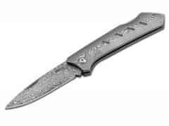 Böker Plus 01BO511DAM Damascus Dominator kapesní nůž 8,4 cm, damašek