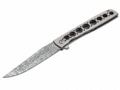Böker Plus 01BO739DAM Urban Trapper Damasteel kapesní nůž 8,7 cm, damašek, titan