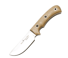 Muela ABORIGEN-12D outdoorový nůž 12 cm, krémová, Micarta, pouzdro, křesadlo, paracord