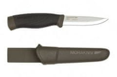 Morakniv 12494 Companion HeavyDuty vnější nůž 10,4 cm, zelená, černá, plast/guma, plastové pouzdro
