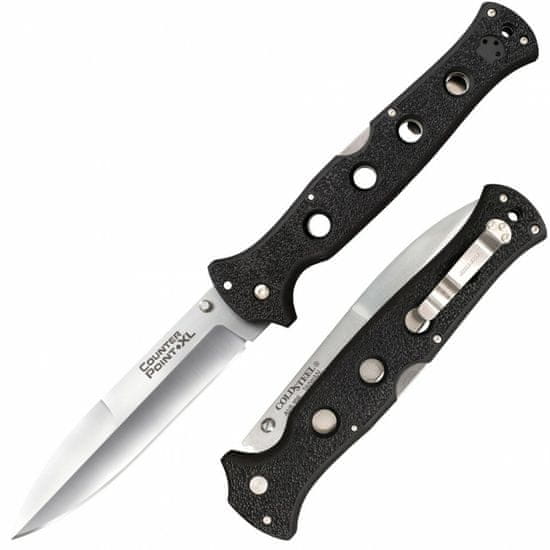 Cold Steel 10AA Counter Point XL velký taktický nůž 15 cm, černá, Griv-Ex, hliník