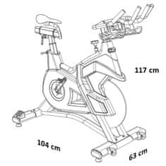 BH Fitness Cyklotrenažér Movemia Cycling