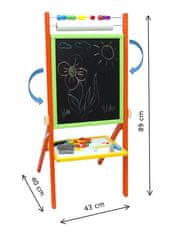 Aga4Kids Dětská tabule COLORS OPC