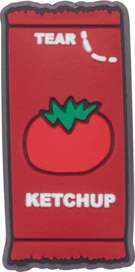 Crocs Dětské jibbitz Crocs Odznáček Jibbitz - Ketchup Packet, červená vel.