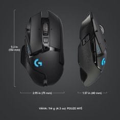 Logitech G502 Lightspeed, černá (910-005567)