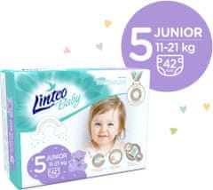 LINTEO Plenky Baby Prémium JUNIOR (11-21 kg) 42 ks