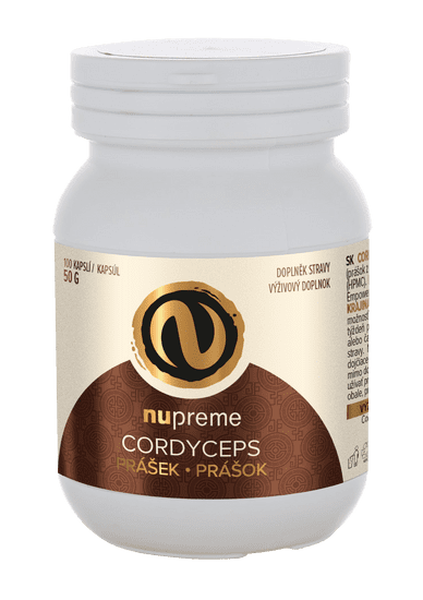 Nupreme Cordyceps BIOMASA 100 kapslí NUPREME