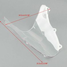 SEFIS Plexi štít čirý Suzuki SV650/1000 2003-2009