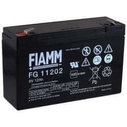 Fiamm Olověný akumulátor FG11202 Vds 6V 12Ah - FIAMM originál