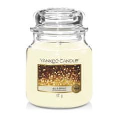 Yankee Candle vonná svíčka All Is Bright (Všechno jen září) 411g