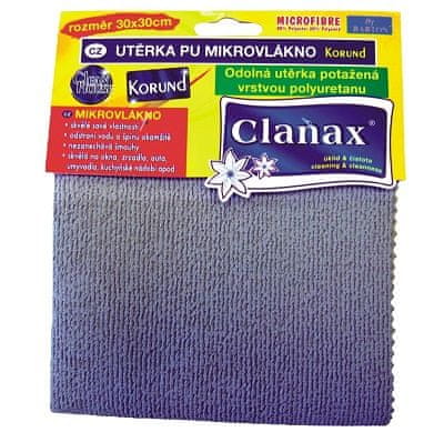 Clanax Utěrka PU mikrovlákno 30x30 KORUND 300g