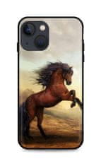 TopQ Kryt iPhone 13 mini silikon Brown Horse 65503