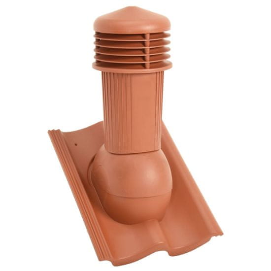 Greatstore Střešní ventilátor červený