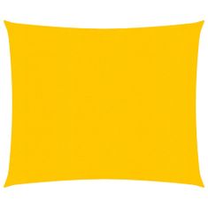 Greatstore Stínící plachta 160 g/m2 žlutá 2 x 2 m HDPE