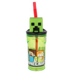 Stor Plastová 3D sklenice s figurkou MINECRAFT, 360ml, 40466