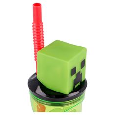 Stor Plastová 3D sklenice s figurkou MINECRAFT, 360ml, 40466