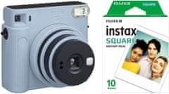 FujiFilm Instax SQ1 Glacier Blue + náplň na 10 fotek