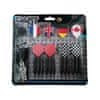 Master šipky Black Plated Brass 12ks - softip 18g set