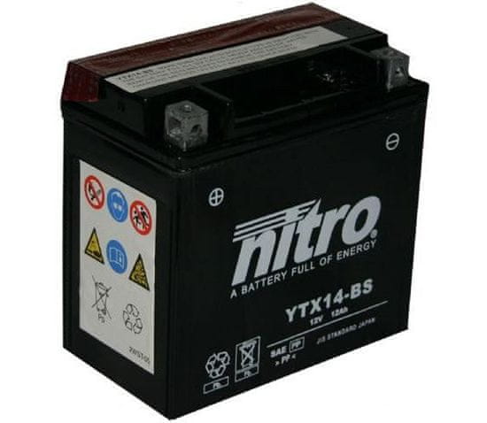 Nitro baterie YTX14-BS-N