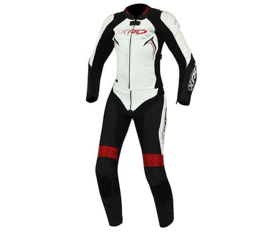 XRC Dámská dvoudílná kombinéza Heilig ladies 2pc suit blk/white/red