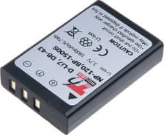 Baterie T6 Power pro digitální fotoaparát Sony NP-120, Li-Ion, 3,7 V, 1800 mAh (6,7 Wh), černá