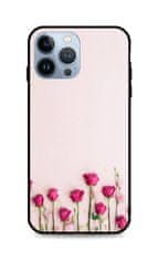 TopQ Kryt iPhone 13 Pro Max silikon Roses 65565