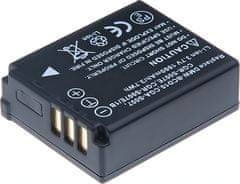 Baterie T6 Power pro Panasonic Lumix DMC-TZ1, Li-Ion, 3,7 V, 1000 mAh (3,7 Wh), černá