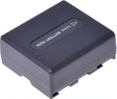 Baterie T6 Power pro videokameru Hitachi VW-VBD070, Li-Ion, 7,2 V, 720 mAh (5,2 Wh), šedá