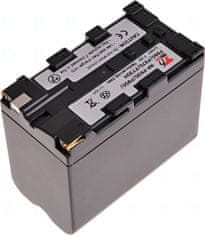 Baterie T6 Power pro SONY DCR-VX2100E, Li-Ion, 7,2 V, 7800 mAh (56,1 Wh), šedá