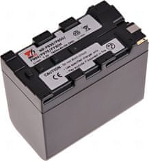 Baterie T6 Power pro SONY DCR-TRU47E, Li-Ion, 7,2 V, 7800 mAh (56,1 Wh), šedá
