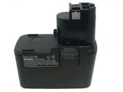 T6 power Baterie pro akumulátorové nářadí Bosch 2607335376, Ni-MH, 12 V, 3000 mAh (36 Wh), černá
