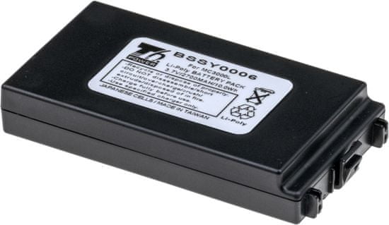 T6 power Baterie pro čtečku čárových kódů Symbol BTRY-MC30KAB0E, Li-Poly, 3,7 V, 2700 mAh (10 Wh), černá
