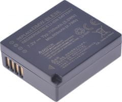 Baterie T6 Power pro Panasonic Lumix DC-ZS70, Li-Ion, 7,2 V, 700 mAh (5 Wh), černá