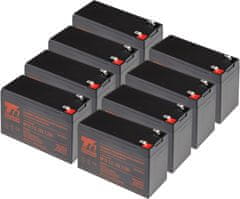 T6 power Sada baterií pro záložní zdroj Hewlett Packard RBC12, VRLA, 12 V