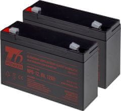 T6 power Sada baterií pro záložní zdroj APC RBC3, VRLA, 6 V