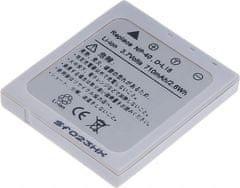 Baterie T6 Power pro Fuji FinePix F480, Li-Ion, 3,7 V, 700 mAh (2,6 Wh), šedá