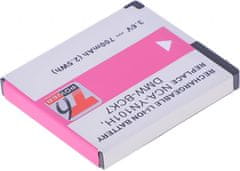 Baterie T6 Power pro Panasonic Lumix DMC-SZ1A, Li-Ion, 3,6 V, 700 mAh (2,5 Wh), černá