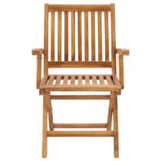 Greatstore Zahradní židle 2 ks vínové podušky masivní teak