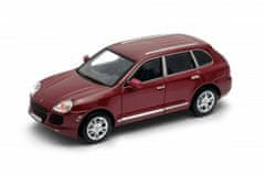 Welly Porsche cayenne turbo 1:24 burgundská červeň