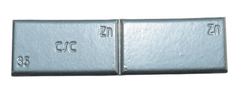 FERDUS Závaží samolepící zinkové ZNC, šedý lak, různé hmotnosti fr: Závaží samolepící zinkové ZNC 10 g, šedý lak - balení 100 kusů