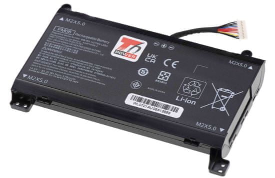 Baterie T6 Power pro notebook Hewlett Packard 922976-855, Li-Ion, 14,4 V, 5973 mAh (86 Wh), černá