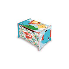 Arditex Dětský dřevěný nábytek 2v1 FISHER PRICE Lavice/Box na hračky, FP10299