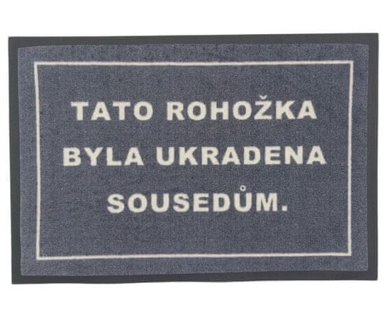 GDmats Tato rohožka byla ukradena sousedům 40x60 cm - na ven i na doma