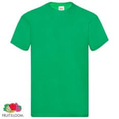 Greatstore Fruit of the Loom Originální trička 5 ks zelená 3XL bavlna