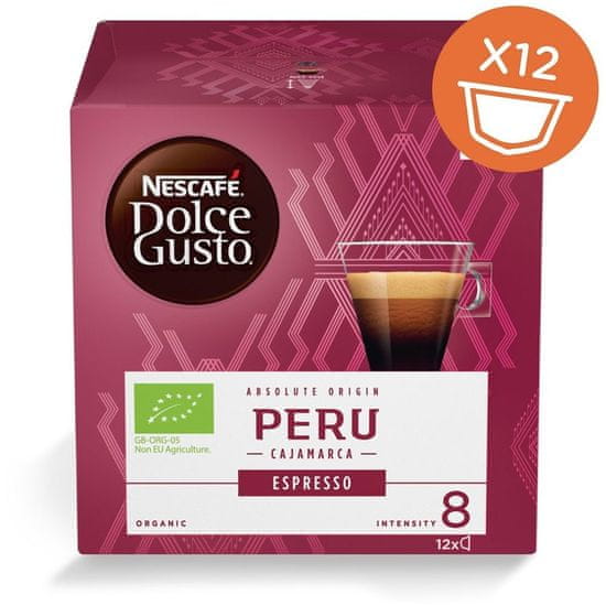 Zaparkorun.cz Kapsle Dolce Gusto, Peru, BIO, 12 ks, Nescafé