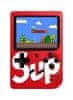 Digitální hrací konzole SUP GameBox, 400 her v 1, červená
