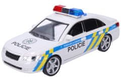 Policejní auto se zvukovými a světelnými efekty včetně baterií (24cm)