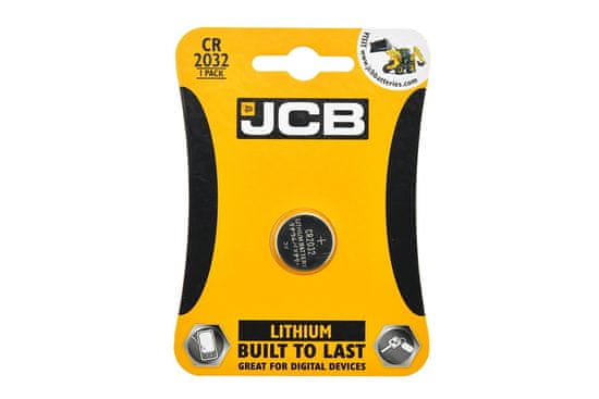 JCB knoflíková lithiová baterie CR2032, 3V, 1ks