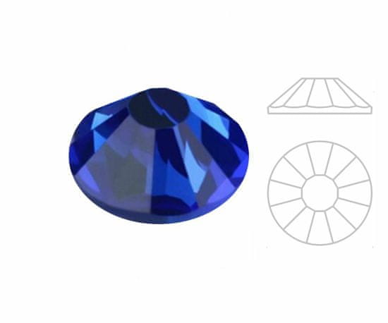 Izabaro 144ks crystal sapphire blue 206 ss20 kolo sun rose